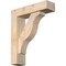 Ekena Millwork Funston Block Smooth Bracket w/ Offset Brace, Douglas Fir, 5 1/2"W x 20"D x 24"H BKT0604X20X24FST05SDF - alternate 1